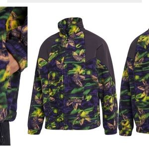 Adidas Trefoil Printed Polar Fleece Track Jacket